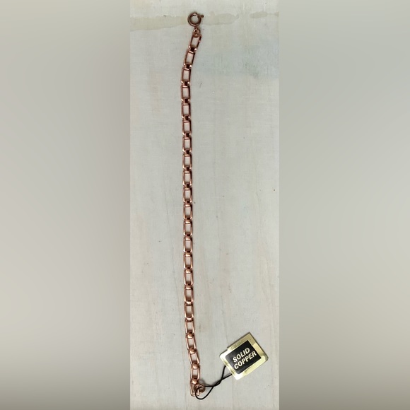 New vintage fancy SOLID COPPER bracelet - Picture 4 of 11